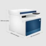 HP Color LaserJet Pro MFP 4302fdn 5HH64F, A4 Multifunction Printer, Auto Duplex Printing, 33ppm, USB, Wi-Fi, Ethernet, Fax, Copy, Scan, ADF, 4.3" Touchscreen, Blue - Image 6