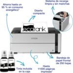 EcoTank ET-M1170 A4 Monochrome Printer with Ink Tank and Wi-Fi - Image 3