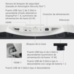 Dell 27 Plus USB-C Monitor - S2725QC, 4K UHD (3840x2160), 120Hz, IPS, 4ms, AMD FreeSync Premium, 99% sRGB, Height Adjustment, Built-in Speakers, 2 USB-C, 2 HDMI, 2 USB, 3 Year Warranty - Image 12