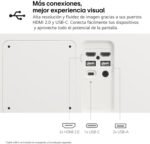 LG 32U721SAW-W - Smart Monitor, 32", 4K (3840 x 2160), VA, 60 Hz, HDR10, 5 ms (GtG), AMD FreeSync Premium, Includes LG Channels, Portable and Flexible Stand - Image 8