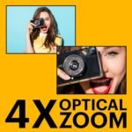 Kodak Pixpro FZ45 – Appareil Photo Numérique Compact 16.44 Megapixels, Zoom Optique 4X, Ecran LCD 2.7 inches, HD Video 720p, Plie AA – Red - Image 5