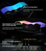 Team Group T-Force DELTA RGB DDR5 RAM, 6000MHz, 32GB (2x16GB), CL30, RGB Illuminated Desktop Memory, PMIC Cooling, One-Click Overclocking (White) - Imagen 5