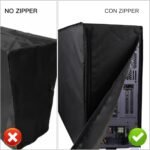 Dust Proof PC Case - Host Computer Case, Host PC Dust Cover, Comfortable Computer Full CPU Case for Desktop PC with Zipper for PC Computer - Imagen 9