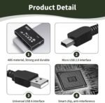 Multiple Card Reader, Multiple Memory Adapter, USB 2.0 6 in 1, Adapter for SD SDHC MicroSD TF MMC CF XD MS Duo M2, High Speed Transfer 480 Mbps, Compatible with Windows Mac Linux - Image 4