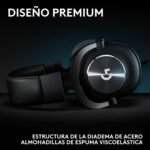 Logitech G Pro X SE, Gaming Headset with Microphone and Cable - Detachable Microphone, DTS Headphone:X 7.1, USB DAC Included, for PC, Xbox One, Xbox Series X|S, PS5, PS4 - Black - Imagen 5