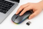 Rechargeable Wireless Mouse, 7 Colors Backlit Silent Mouse with 2.4GHz Mini USB Receiver, Gaming Mouse, Compatible with TV, Laptop, PC, Computer, Chromebook, Notebook, Grey - Image 9