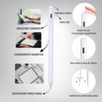 Lápiz Stylus para Tablet - Lápiz táctil recargable con punta fina - 2 puntas de repuesto - Compatible con Apple iPad - iPhone - Samsung Tab - Android - Windows - Alta precisión capacitiva - Image 3