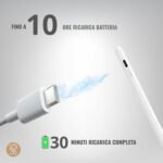 Lápiz Stylus para Tablet - Lápiz táctil recargable con punta fina - 2 puntas de repuesto - Compatible con Apple iPad - iPhone - Samsung Tab - Android - Windows - Alta precisión capacitiva - Image 5