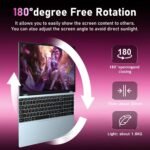 16 Inch Gaming Laptop, 2025 Discrete Graphics GeForce MX350 Gaming Laptop, Notebook Processor N95, 16GB RAM 1TB SSD, FHD 1920x1080, Backlit Computer Keyboard, Type-C - Image 8