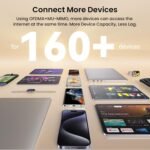 Tenda BE3600 Dual Band WiFi 7 Mesh WiFi System - 3 Full Gigabit Ports, Supports 160+ Devices, VPN, MLO, 4K QAM, Seamless Roaming, Internet Backup Network - ME3 - Image 7