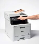 Brother DCP-L8410CDW Professional Color Laser Multifunction Printer 3 in 1 (Print, Copy and Scan, High Speed, WiFi, Double-Sided Printing, LCD), White - Image 4