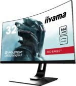 iiyama G-Master GB3266QSU-B1 31.5" WQHD Curved Gaming Monitor (2560x1440, VA Panel, 16:9, 144Hz, 1ms, 2 HDMI, 2 Displayport, 2 USB2.0, 2 USB3.0, Freesync, Height Adjustable, Pivoting) Matte Black - Image 4