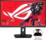 ASUS ROG Strix XG27WCS 27-Inch USB Type-C Gaming Monitor 2560x1440, Curved, 180Hz (over 144Hz), 1ms (GTG), Fast VA, ELMB Sync, FreeSync, DisplayWidget Center, Tripod Stand, HDR - Imagen 3