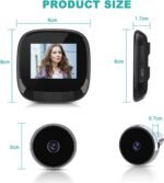 Timbre InaláMbrico Timbre De Cámara De 2,4 Pulgadas, Mirilla Digital, Cámara Inteligente HD, Mirilla Electrónica For El Hogar, Visor, Timbre Visual For Exteriores Amplio Alcance InaláMbrico - Image 8