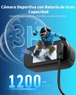 Sports Camera 4K WiFi, 64GB Mini Action Camera, 150° Helmet Camcorder with Screen Body Camcorder for Vlogs Moto Bike Sports Various Accessories - Image 5