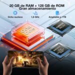 DOOGEE N55 Plus Mobile Phone Android 14, 20GB RAM+128GB ROM 1TB Expandable, Smartphone 6.56 HD+ 90Hz, Octa Core Mobile 5150mAh Battery, 13MP +8MP, Widevine L1, OTG/WiFi/GPS/Face ID-2025 - Image 4