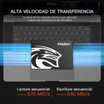 Kingspec SSD 1TB SATA III 6Gb/s 2.5" TLC 3D NAND Flash Internal Hard Drive - Read Up to 570MB/s for Desktops/Laptops/All-in-One - Image 3