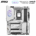 MSI MPG B850 Edge TI WiFi ATX Motherboard - AMD Ryzen 9000/8000 / 7000 Processor, AM5-80A SPS VRM, DDR5 Memory Boost (8400+MT/s OC), PCIe 5.0 x16, M.2 Gen5, Wi-Fi 7, 5G LAN - Imagen 3