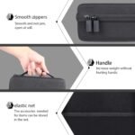 co2CREA Hard Case for Razer Cynosa V2 /Cynosa Chroma/BlackWidow V3 Pro/Huntman Elite/Ornata V2 /Huntman V2 Mechanical Gaming Tastatur, Black/White, Protective Portable Hard Case, Waterproof, - Image 4