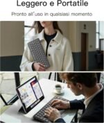 Inateck Ultra-thin Bluetooth Keyboard for iPad Pro/Air/10th Generation, 3 Devices Connection, Compatible with Windows/iPad OS/Android/iOS, 18-month Battery Life, Portable Design - Image 9