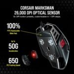 Corsair M65 RGB Ultra Tunable FPS Gaming Mouse Marksman 26,000 dpi Optical Sensor, Optical Switches, AXON Hyperprocessing Technology, Sensor Fusion Control, Weight System - Image 5