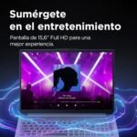 Lenovo IdeaPad Slim 3 Gen 8 Laptop 15.6" FHD AMD Ryzen 5 5625U, 16GB RAM, 512GB SSD, AMD Radeon Integrated Graphics, Wi-Fi 6, No Operating System Spanish QWERTY Keyboard - Grey - Imagen 5