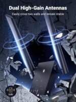 UGREEN AC1300Mbps USB WiFi Adapter Dual Dongle Antenna WiFi Dongle USB 3.0 Dual Band 5GHz/2.4GHz Wireless Network Adapter WiFi Spike for PC Compatible with Windows 11 10 8 7 Mac OS Linux - Image 5