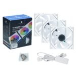 Thermalright TL‑M12QRW-S X3 120mm PC Case Fans, Reverse Blade, 1500RPM Airflow, ARGB Daisy Chain, Infinity Mirror Lighting, 3 Pack - Imagen 6