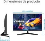 ASUS VY279HGR - Eye Care Gaming Monitor 27" FHD (1920x1080), IPS, 120Hz (OC), SmoothMotion, 1ms, Adaptive Sync, Eye Care Plus, Blue Light Filter, Flicker Free, Antibacterial Treatment - Imagen 4
