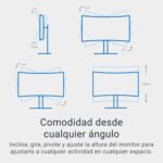 Dell 34 Plus USB-C Monitor - S3425DW, WQHD (3440x1440), 21:9 Curved, 120Hz, VA, 1ms, AMD FreeSync Premium, HDR10, Height Adjustment, Built-in Speakers, 2 USB-C, 2 HDMI, 2 USB, 3 Year Warranty - Image 10