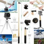 Gurmoir Accessories Kit for GoPro Hero 13/12 /11/10 /9 Black, with Waterproof Case Compatible with Go Pro Camera 13 12 11 10 9(PT10) - Imagen 5