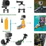 Gurmoir Accessories Kit for GoPro Hero 13/12 /11/10 /9 Black, with Waterproof Case Compatible with Go Pro Camera 13 12 11 10 9(PT10) - Imagen 6