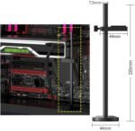 GPU Brace Support Video Card Sag Holder, GPU Graphics Card Support, Adjustable Support GPU Video Card, Graphics Card Holder (Black) - Image 3