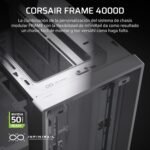 CORSAIR Frame 4000D Modular Mid-Tower ATX PC Case - High Airflow, InfiniRail™ Fan Mounting System, ASUS BTF, MSI Project Zero, Gigabyte Project Stealth - White - Image 3
