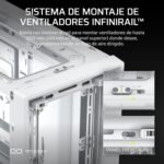 CORSAIR Frame 4000D Modular Mid-Tower ATX PC Case - High Airflow, InfiniRail™ Fan Mounting System, ASUS BTF, MSI Project Zero, Gigabyte Project Stealth - White - Image 6