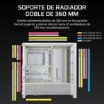 CORSAIR Frame 4000D Modular Mid-Tower ATX PC Case - High Airflow, InfiniRail™ Fan Mounting System, ASUS BTF, MSI Project Zero, Gigabyte Project Stealth - White - Image 7