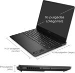 HP OMEN 16-ap0000ns – Gaming Laptop 16" (AMD Ryzen AI 7 350, 32GB RAM, 1TB SSD, NVIDIA GeForce RTX 5070, FreeDos) Black – Spanish QWERTY Keyboard - Image 3