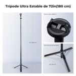 K&F CONCEPT 71" iPhone Tripod, 3-in-1 Magnetic Selfie Stick+Clip with Remote Control, 360° Rotatable Magnetic Tripod, Compatible with iPhone 17-12 and Android, 1/4" Screw Accessories - Image 5