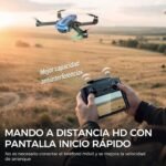 G10 GPS Drones with EIS Camera 4k Adults (Remote Control Screen)45min Flying Time,Max 600m/1968ft Transmission, Auto-Return, Quadcopter Flying Following You, Brushless Motor, - Image 3