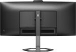 Philips 34E1C5600AM - Curved WQHD Monitor 34 Inches, Webcam, Height Adjustable, Speaker (3440x1440, 100Hz, HDMI, DisplayPort, USB-C, USB Hub) Black - Image 4