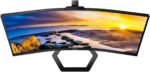 Philips 34E1C5600AM - Curved WQHD Monitor 34 Inches, Webcam, Height Adjustable, Speaker (3440x1440, 100Hz, HDMI, DisplayPort, USB-C, USB Hub) Black - Image 5