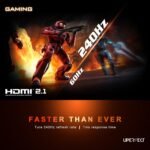 UPERFECT 2.5K 240Hz QLED Portable Monitor, 16" 2560x1600 QHD 100% DCI-P3 400 Nits Portable Monitor for Laptop w/Stand & VESA, Adaptive Sync HDMI 2.1 External Display for PC Phone Game Console - Imagen 3