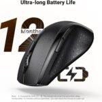 UGREEN Wireless Mouse 2.4GHz Ergonomic USB Receiver 5 Levels 1600 dpi Silent Button, Compatible with Computer PC MacBook Laptop Windows 11 10 macOS Linux - Image 9
