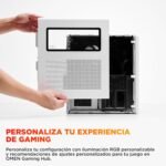 HP OMEN 16L Gaming Desktop Computer (Intel Core Ultra5 Processor 225F, 32GB RAM, 1TB SSD, Nvidia GeForce RTX 5060 8GB, Freedos) White - Imagen 4