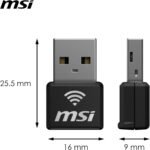 MSI AX1800 Nano WiFi USB Adapter - AX1800 WiFi 6 USB Adapter, Dual Band 2.4/5GHz, Ultra Compact, Plug & Play, Compatible with Windows and Linux - Imagen 4