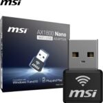 MSI AX1800 Nano WiFi USB Adapter - AX1800 WiFi 6 USB Adapter, Dual Band 2.4/5GHz, Ultra Compact, Plug & Play, Compatible with Windows and Linux - Imagen 8