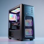 Fan Cooling Cases -Computer Fans, PC Case Fans | Fans for PC | Cooler Cases | RGB Silent Slim CPU Radiator Coolers for Home Work Game. - Image 3