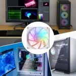 Fan Cooling Cases -Computer Fans, PC Case Fans | Fans for PC | Cooler Cases | RGB Silent Slim CPU Radiator Coolers for Home Work Game. - Image 5