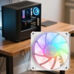 Fan Cooling Cases -Computer Fans, PC Case Fans | Fans for PC | Cooler Cases | RGB Silent Slim CPU Radiator Coolers for Home Work Game. - Image 6