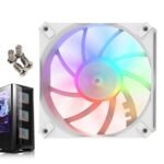 Fan Cooling Cases -Computer Fans, PC Case Fans | Fans for PC | Cooler Cases | RGB Silent Slim CPU Radiator Coolers for Home Work Game. - Image 7